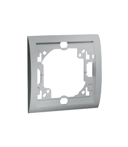 Ramka 1- krotna aluminiowy, metalizowany MR1/26