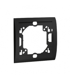 Ramka 1- krotna grafit mat, metalizowany MR1/28