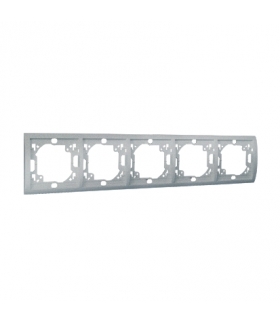 Ramka 5- krotna aluminiowy, metalizowany MR5/26