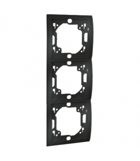 Ramka 3- krotna grafit mat, metalizowany MR3P/28