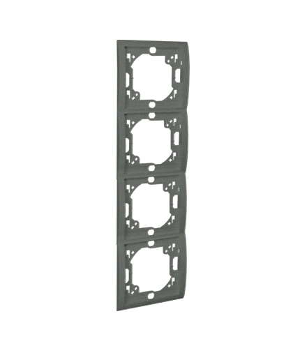 Ramka 4- krotna grafitowy, metalizowany MR4P/25