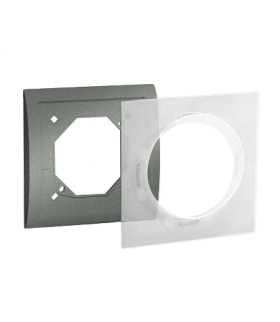 Ramka 1- krotna IP44 grafitowy, metalizowany MR1B/25