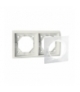 Ramka 2- krotna IP44 ecru MR2B/10