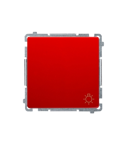 Przycisk "światło" (moduł) 10AX 250V, szybkozłącza, czerwony BMS1.01/22