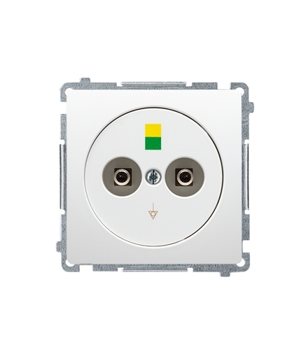 Gniazdo ekwipotencjalne biały BMGE.02/11