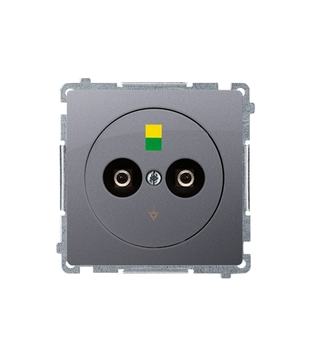 Gniazdo ekwipotencjalne inox, metalizowany BMGE.02/21