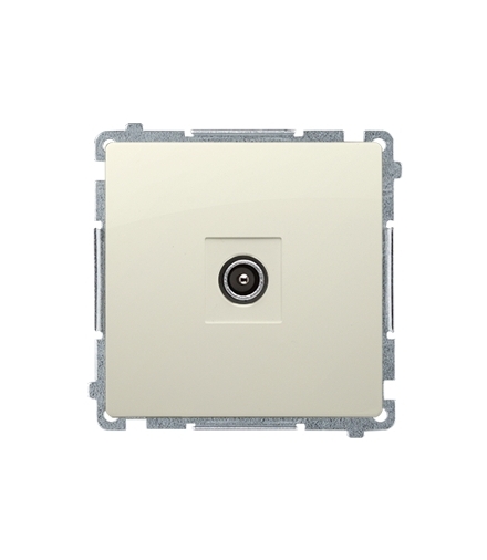 Gniazdo antenowe R-TV końcowe separowane beżowy BMAK3.01/12