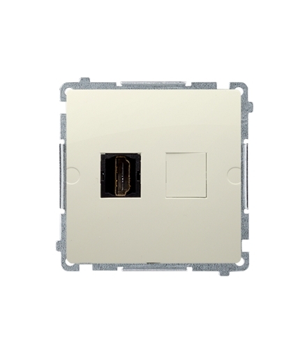 Gniazdo HDMI pojedyncze beżowy BMGHDMI.01/12