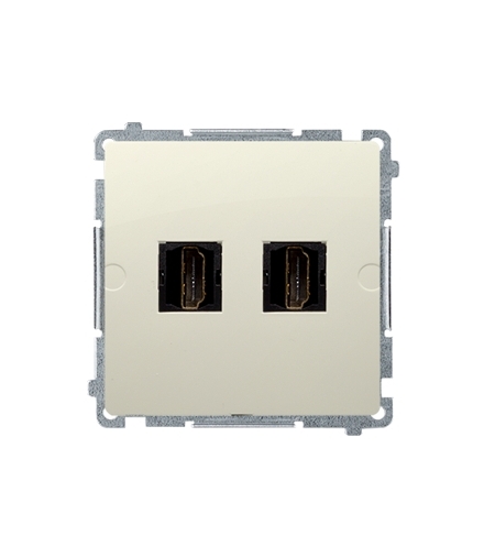 Gniazdo HDMI podwójne beżowy BMGHDMI2.01/12
