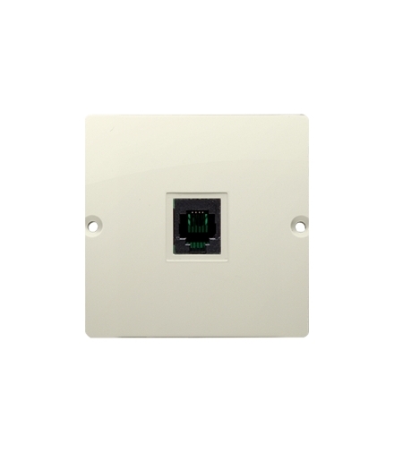 Gniazdo telefoniczne pojedyncze RJ11 (moduł) beżowy BMTU.01/12