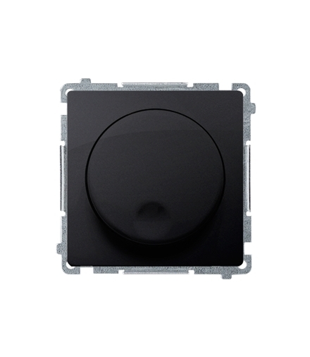 Ściemniacz naciskowo-obrotowy grafit mat, metalizowany BMS9T.01/28