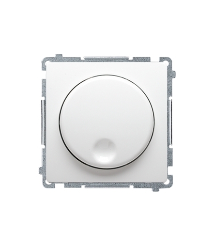 Ściemniacz naciskowo-obrotowy biały BMS9T.01/11