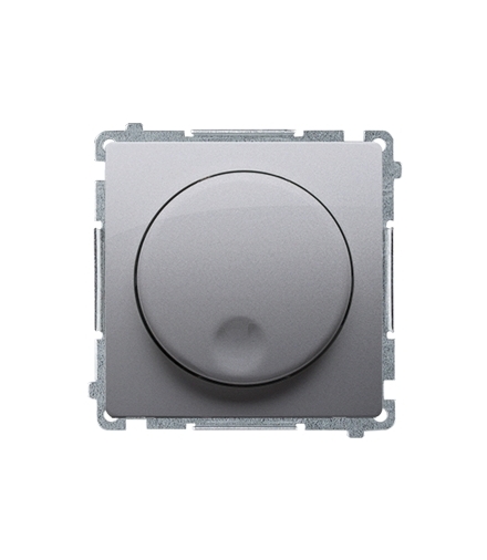 Ściemniacz naciskowo-obrotowy inox, metalizowany BMS9T.01/21
