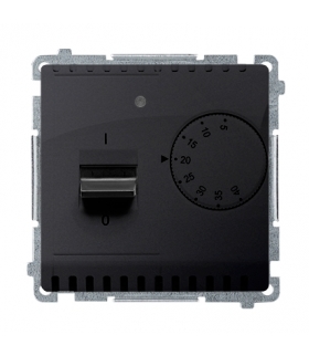 Regulator temperatury z czujnikiem wewnętrznym grafit mat, metalizowany BMRT10W.02/28