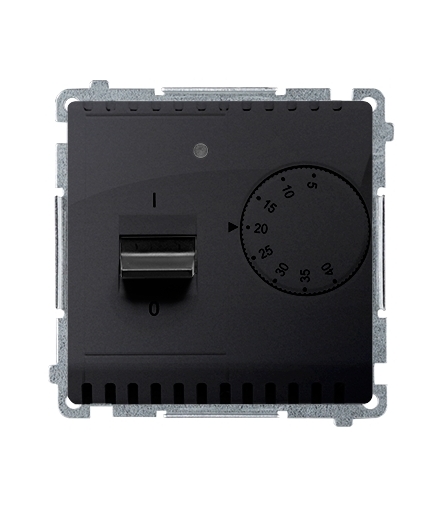 Regulator temperatury z czujnikiem wewnętrznym grafit mat, metalizowany BMRT10W.02/28