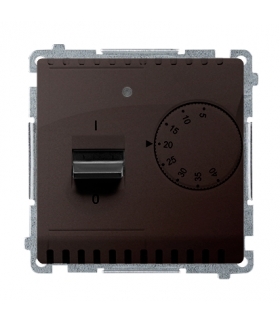 Regulator temperatury z czujnikiem wewnętrznym czekoladowy mat, metalizowany BMRT10W.02/47