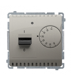 Regulator temperatury z czujnikiem wewnętrznym satynowy, metalizowany BMRT10W.02/29