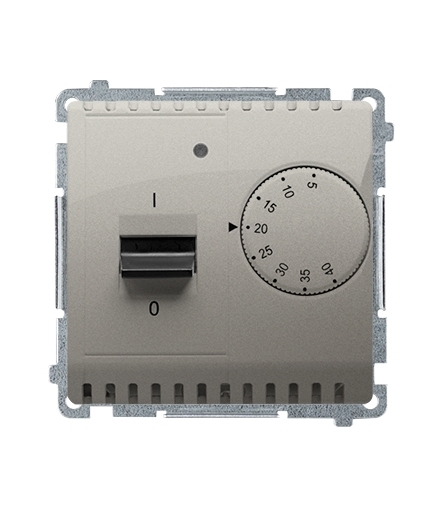 Regulator temperatury z czujnikiem wewnętrznym satynowy, metalizowany BMRT10W.02/29
