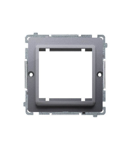 Adapter przejściówka na osprzęt standardu 45×45 mm srebrny mat, metalizowany BMA45/43