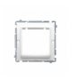 Adapter przejściówka na osprzęt standardu 45×45 mm biały BMA45/11