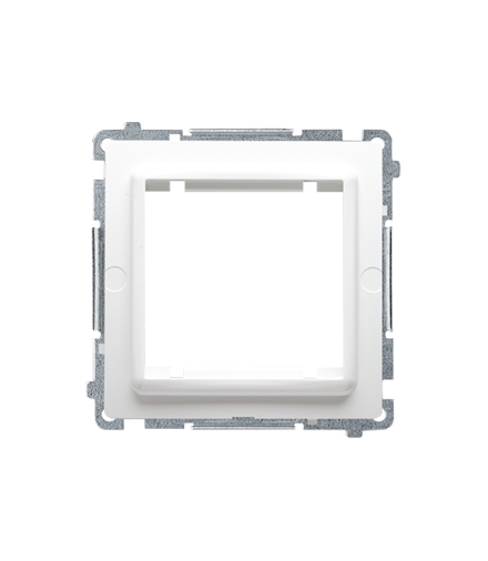 Adapter przejściówka na osprzęt standardu 45×45 mm biały BMA45M/11