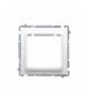 Adapter przejściówka na osprzęt standardu 45×45 mm biały BMA45M/11