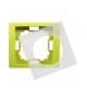 Ramka 1- krotna IP44 limonkowy, metalizowany BMRC1B/036