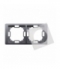 Ramka 2- krotna IP44 srebrny mat, metalizowany BMRC2B/43