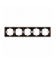 Ramka 5- krotna mahoniowy, hydrografika BMRC5/050