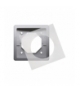 Ramka 1- krotna IP44 inox, metalizowany BMR1B/21