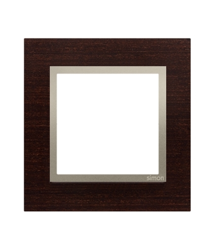 Ramka 1-krotna drewniana złote wenge DRN1/85