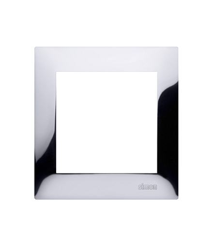 Ramka 1- krotna metalowa chrom, metal DR1/63