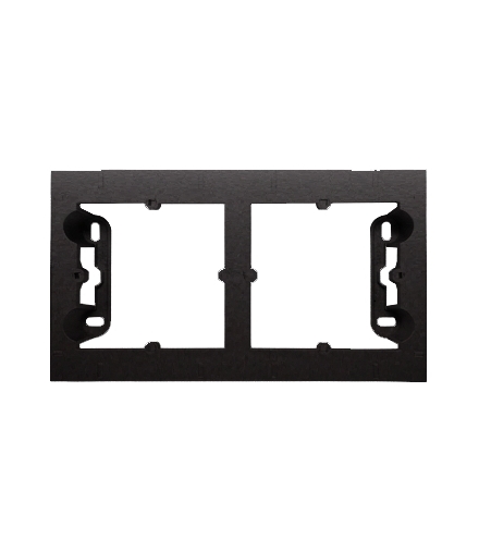 Puszka natynkowa 2-krotna antracyt, metalizowany DPN2/48