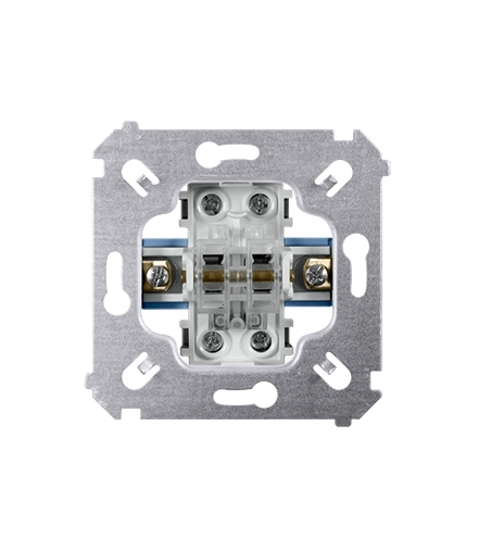 Łącznik schodowy podwójny (mechanizm) 10AX 250V, zaciski śrubowe, SW6/2M