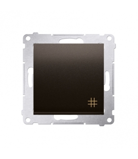 Łącznik krzyżowy (moduł) 16AX 250V, zaciski śrubowe, brąz mat, metalizowany DW7A.01/46