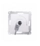 Łącznik na kluczyk jednobiegunowy - 2 pozycyjny „0-I” (moduł) 5A 250V, do lutowania, biały DW1K.01/11
