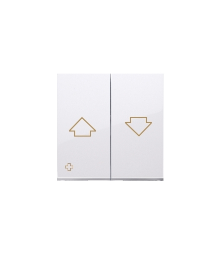 Klawisze do przycisku żaluzjowego SZP1M antybakteryjny biały DKZP1/AB11