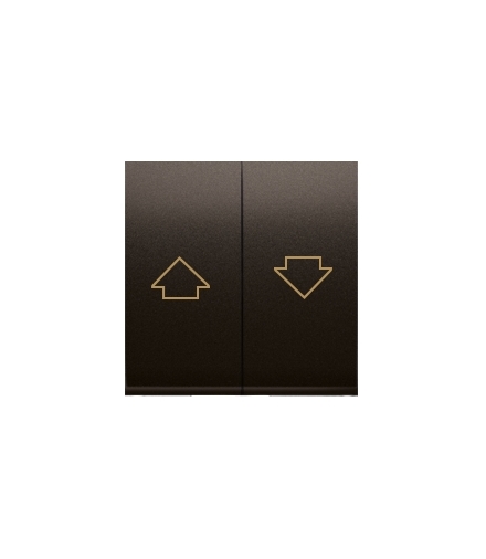 Klawisze do przycisku żaluzjowego SZP1M brąz mat, metalizowany DKZP1/46