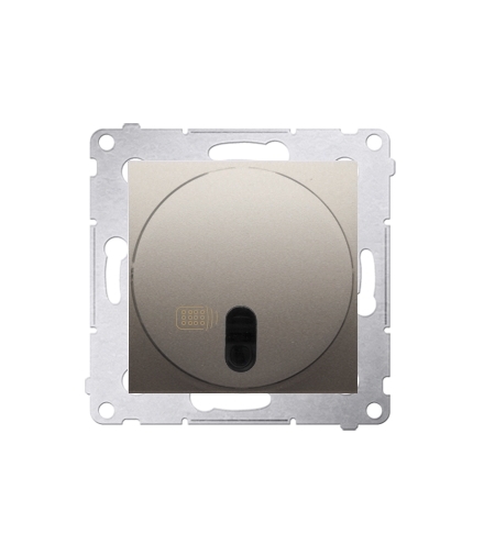 Ściemniacz naciskowy i zdalnie sterowany złoty mat, metalizowany DS13T.01/44