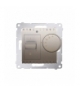 Regulator temperatury z czujnikiem wewnętrznym złoty mat, metalizowany DRT10W.02/44