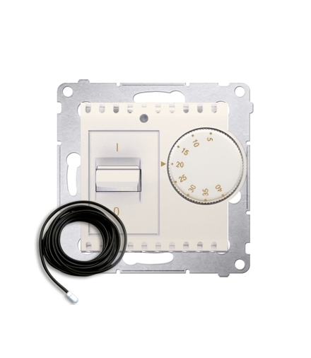 Regulator temperatury z czujnikiem zewnętrznym kremowy DRT10Z.02/41