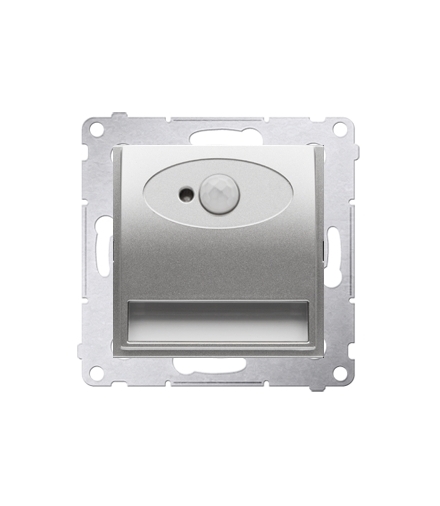 Oprawa schodowa LED z czujnikiem ruchu, 14V srebrny mat, metalizowany DOSC14.01/43 barwa ciepła