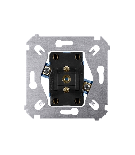Gniazdo podwójne z uziemieniem (mechanizm) 16A 250V, zaciski śrubowe, SGZ2M