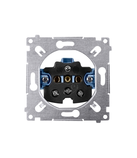 Gniazdo pojedyncze z uziemieniem (mechanizm) 16A 250V, SGZ1M