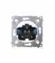 Gniazdo pojedyncze z uziemieniem (mechanizm) 16A 250V, SGZ1M