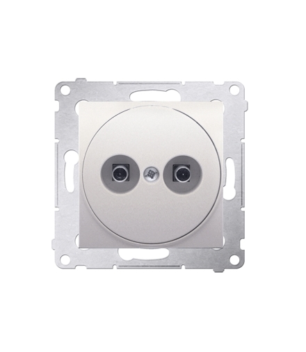 Gniazdo ekwipotencjalne do ramek Nature do ramek Premium (moduł) zaciski śrubowe 2.5, 4, 6 mm2, kremowy DGE1.02/41