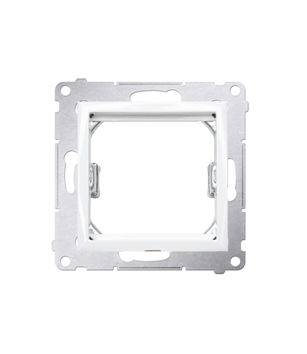 Adapter przejściówka na osprzęt standardu 45×45 mm biały DA45.01/11