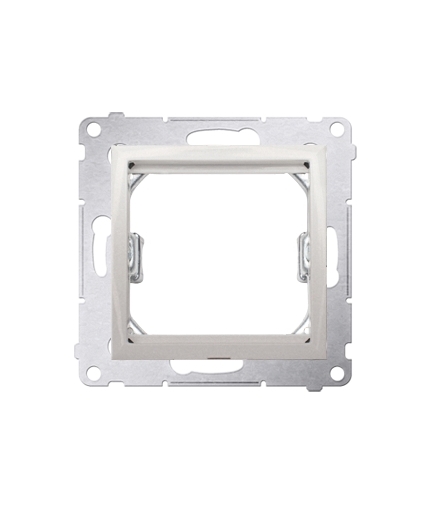 Adapter przejściówka na osprzęt standardu 45×45 mm kremowy DA45.01/41