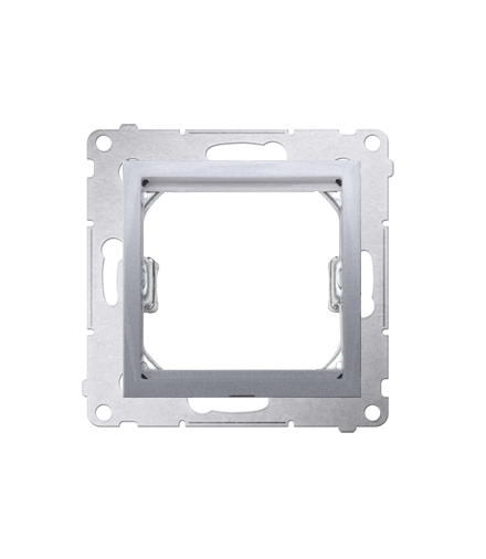 Adapter przejściówka na osprzęt standardu 45×45 mm srebrny mat, metalizowany DA45.01/43