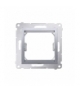 Adapter przejściówka na osprzęt standardu 45×45 mm srebrny mat, metalizowany DA45.01/43